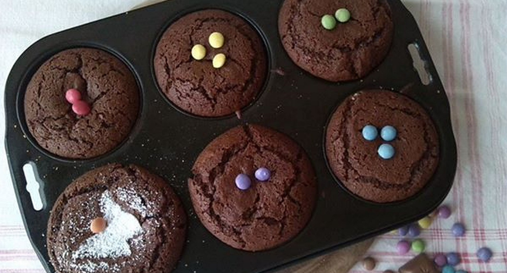 chokolade muffins, muffins til fødselsdagen, chokolade muffins